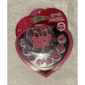 Rainbow Loom bracelet buttons bracelet kit 220 pcs BFF LOOM 7+